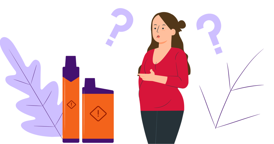 Smoking and pregnancy=Vaping while pregnant